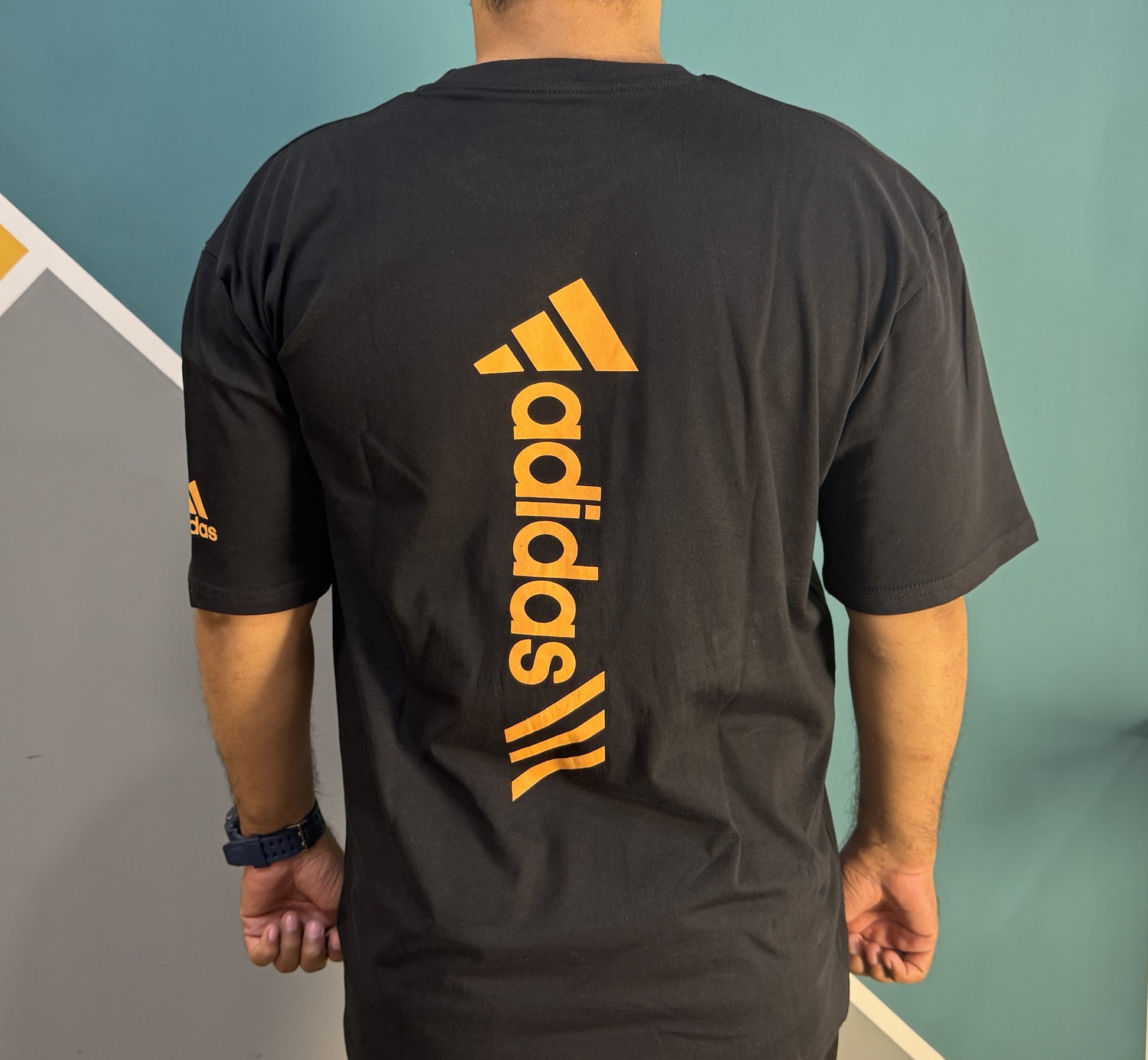 Thriftspo Black Drop‑Shoulder Baggy Tee – Oversized Streetwear Classic
