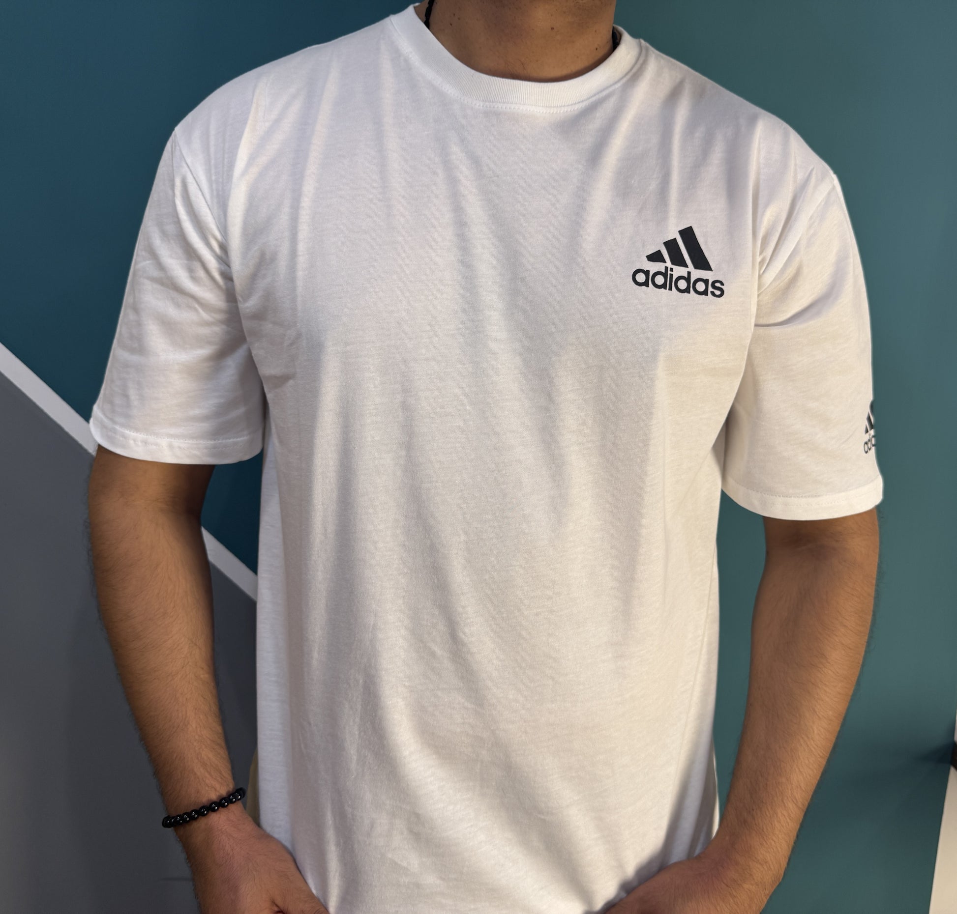 Thriftspo White Drop‑Shoulder Baggy Tee – Oversized Streetwear Classic