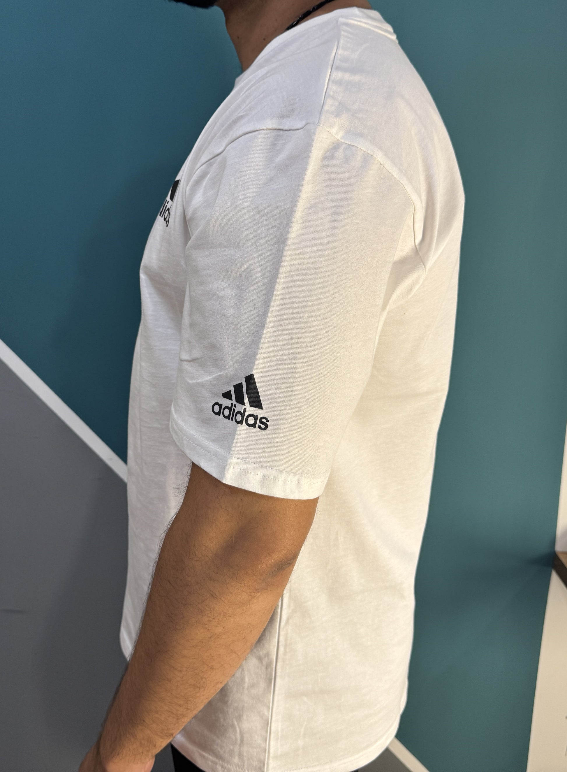 Thriftspo White Drop‑Shoulder Baggy Tee – Oversized Streetwear Classic