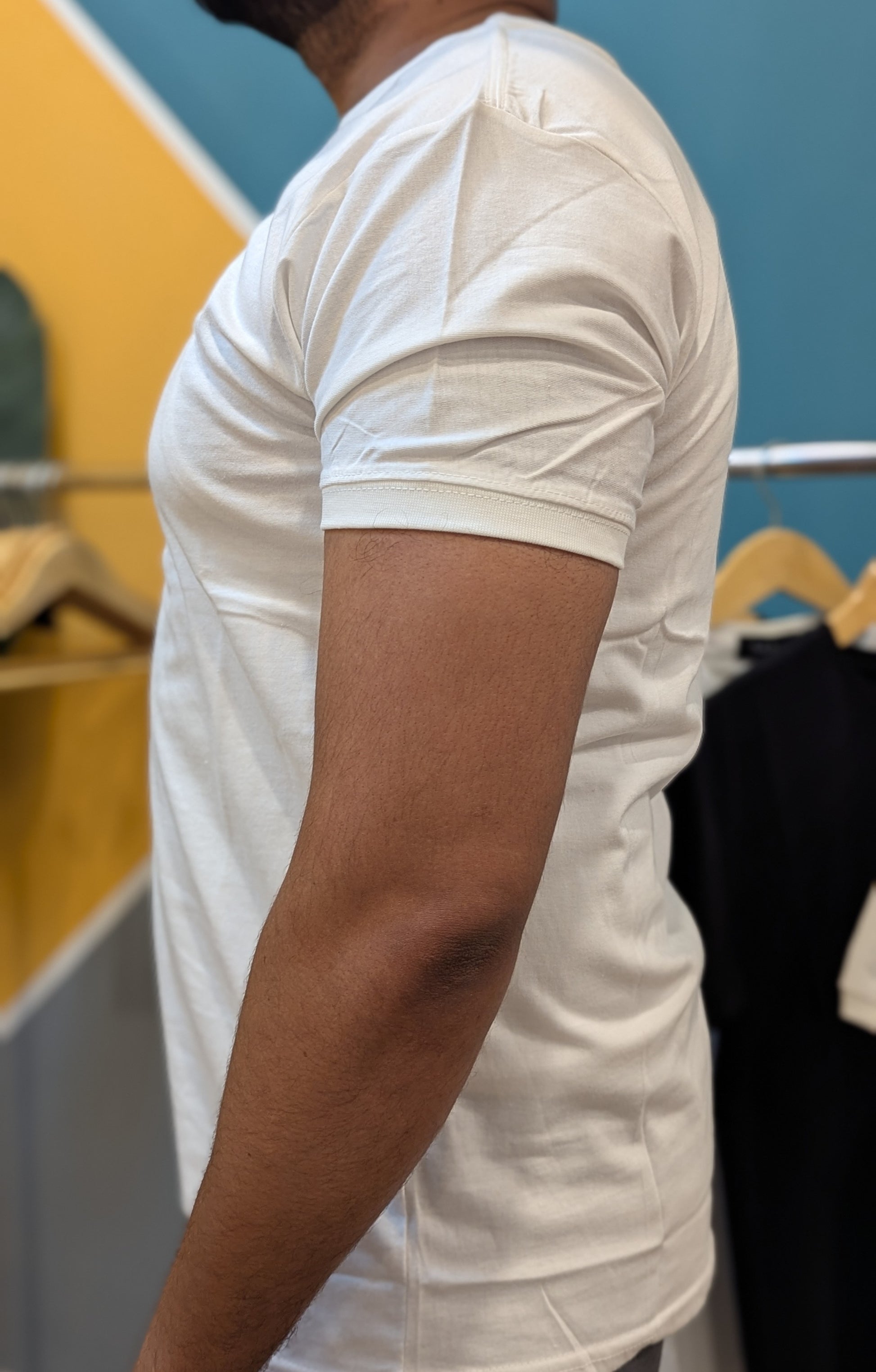 Thriftspo Classic Pure Cotton T-Shirt – White & Black Edition