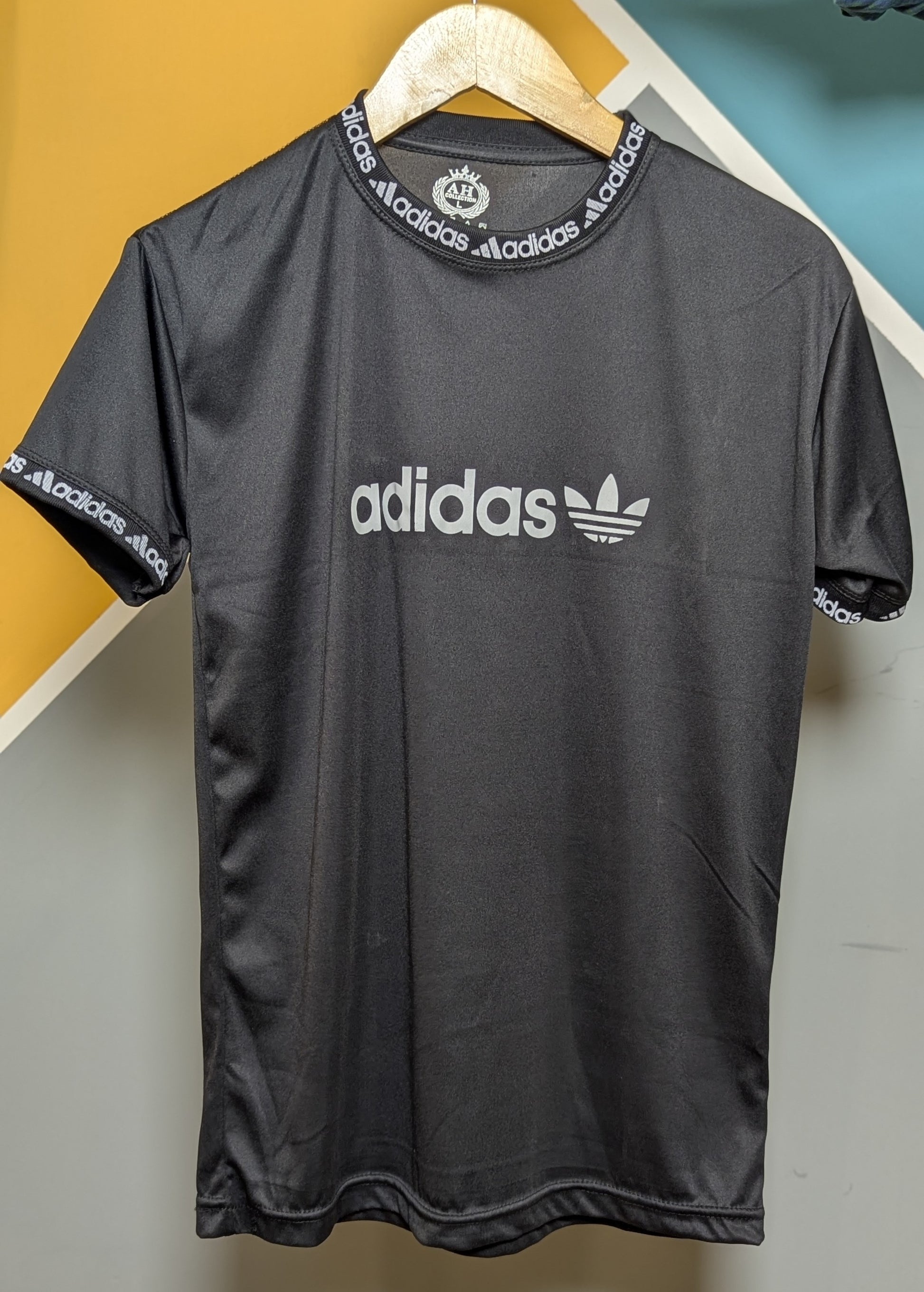 Thriftspo Black Dri‑Fit Tee – Streetwear