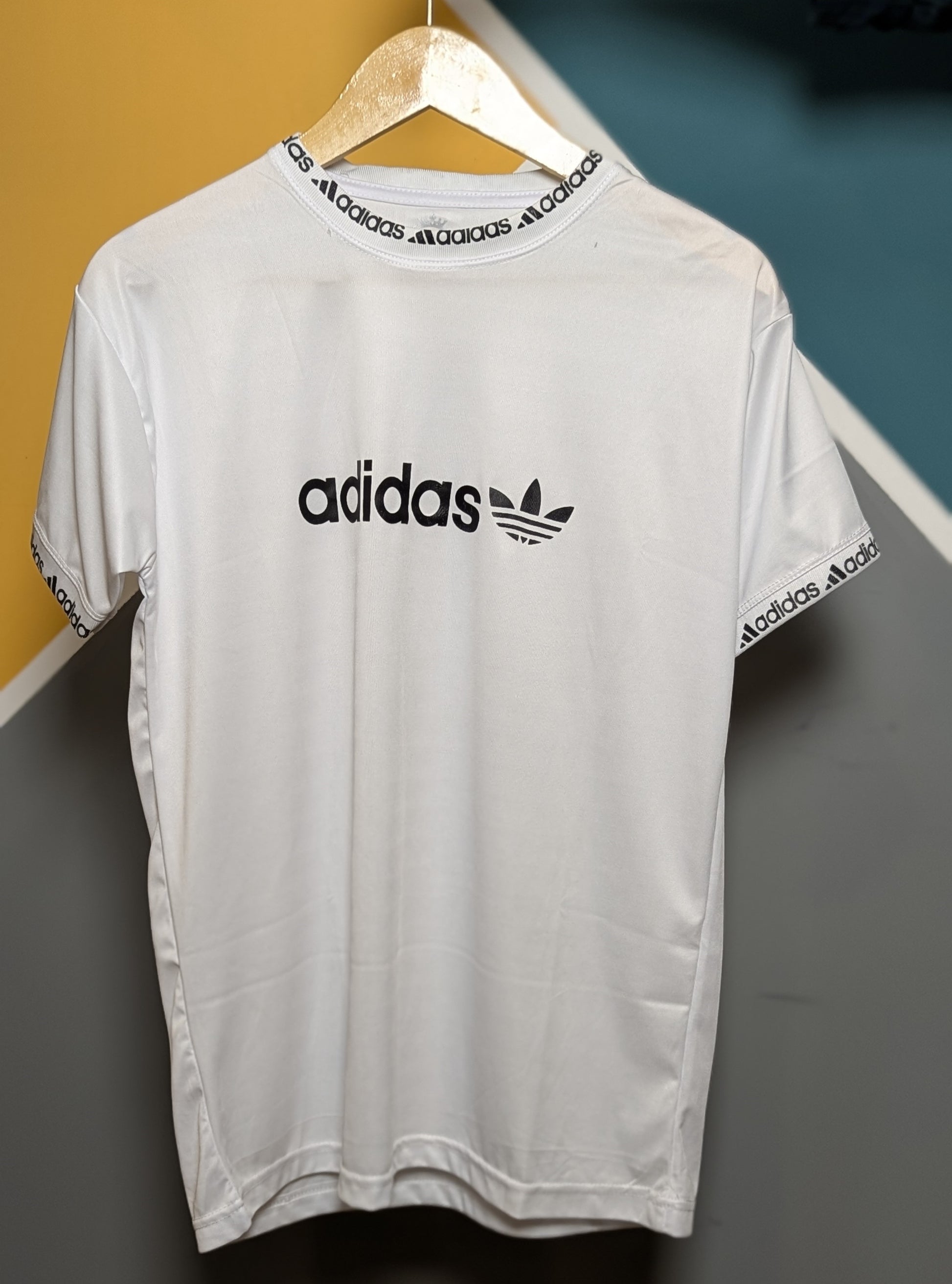 Thriftspo White Dri‑Fit Tee – Streetwear