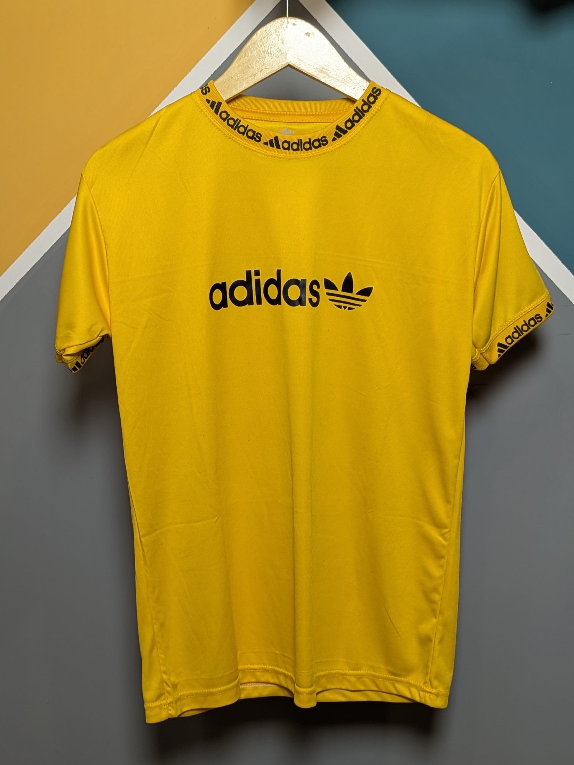 Thriftspo Yellow Dri‑Fit Tee – Streetwear
