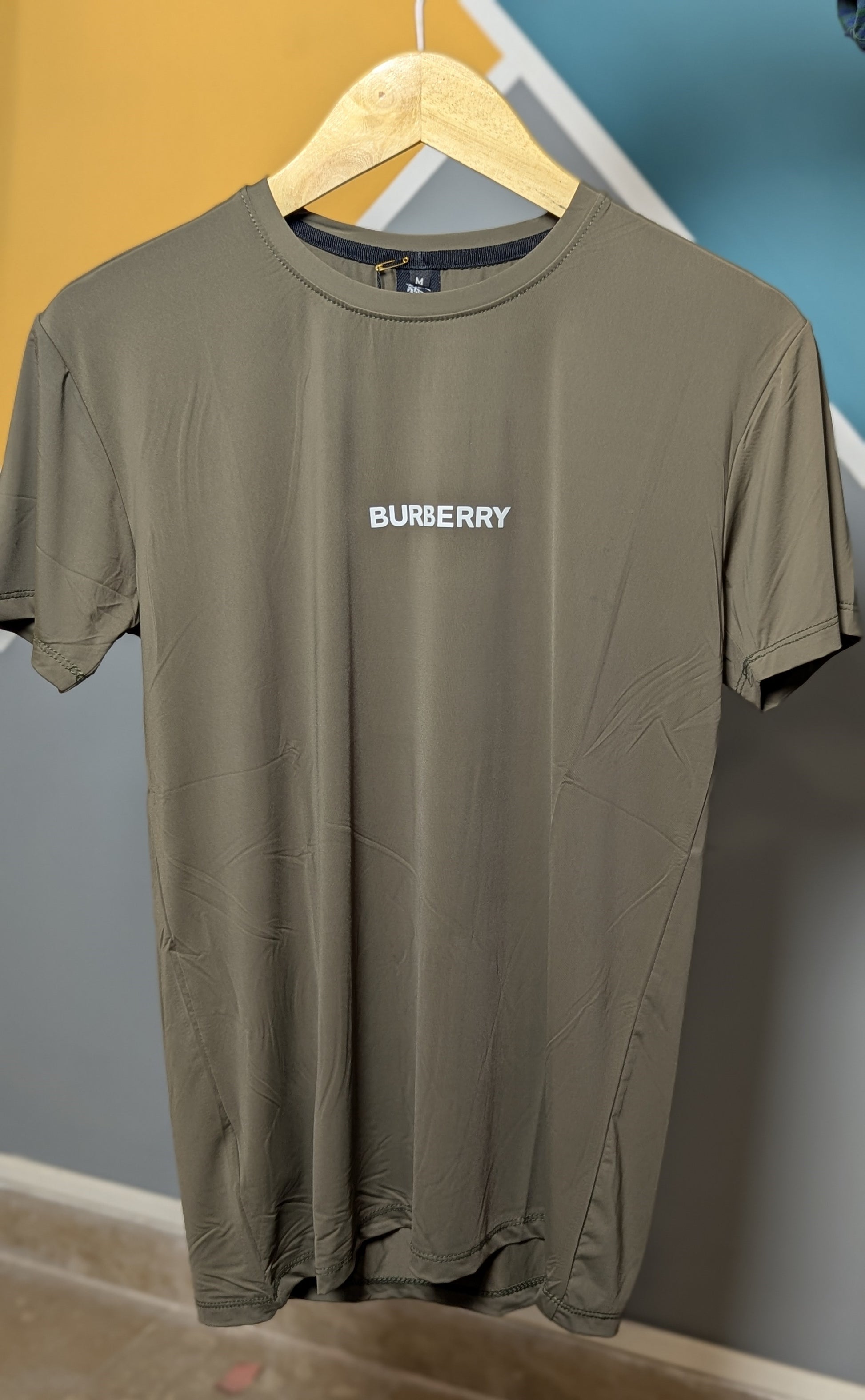 Thriftspo Olive Green China‑Cotton Half‑Sleeve Tee – Iconic Tees